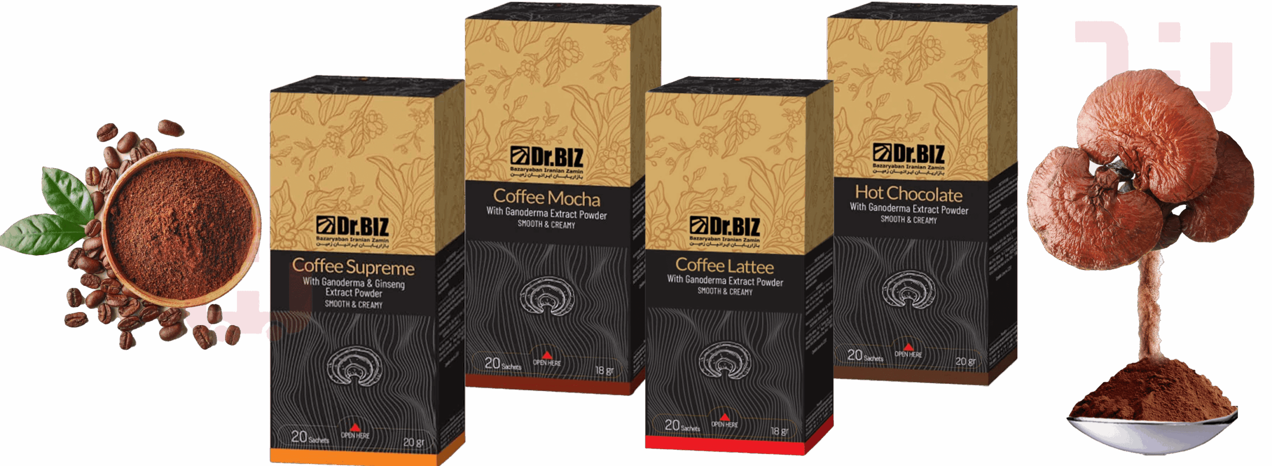 قهوه های گانودرما