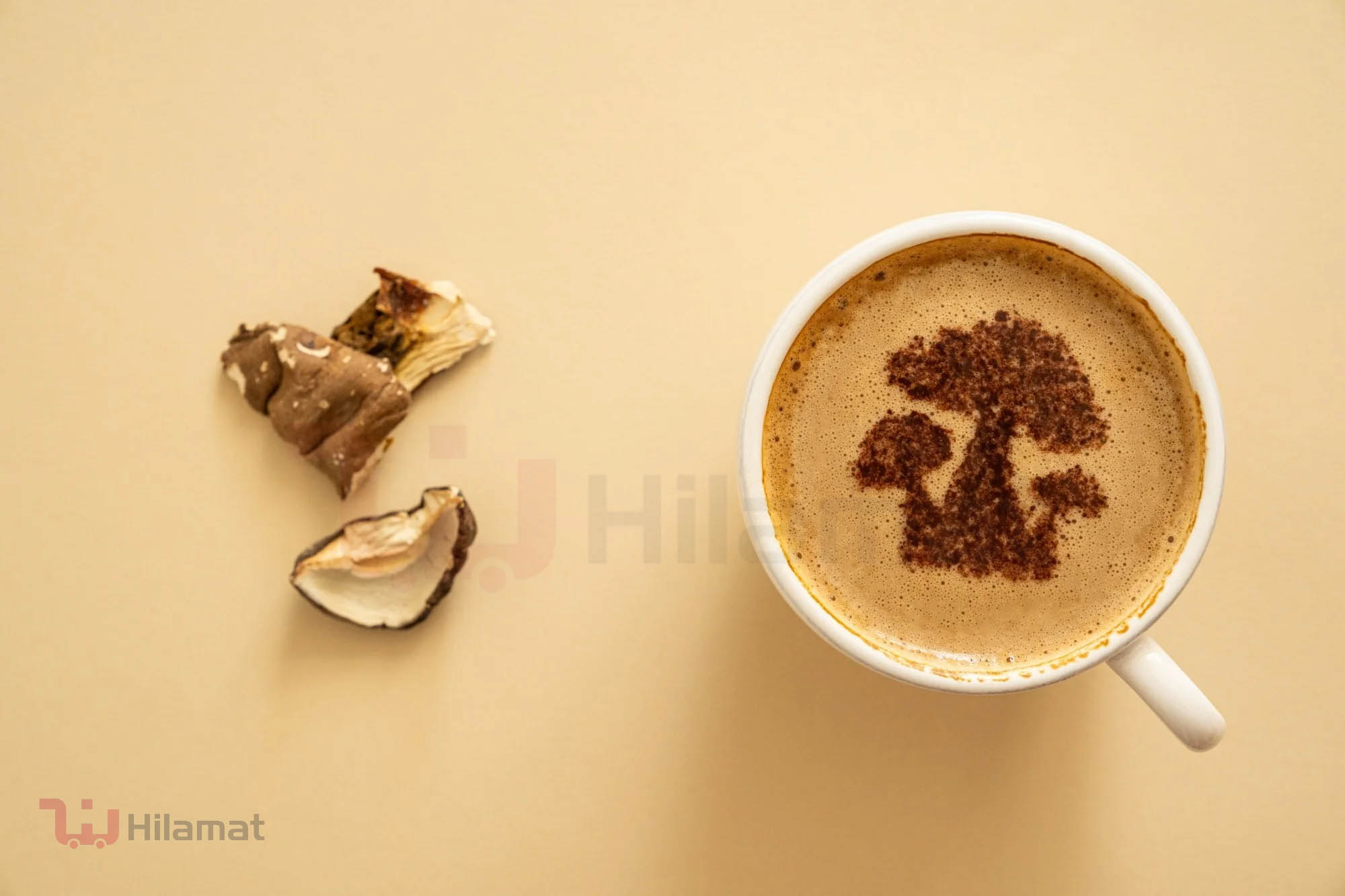 قهوه با قارچ